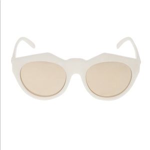 Le Specs NEO NOIR Sunglasses - white marble